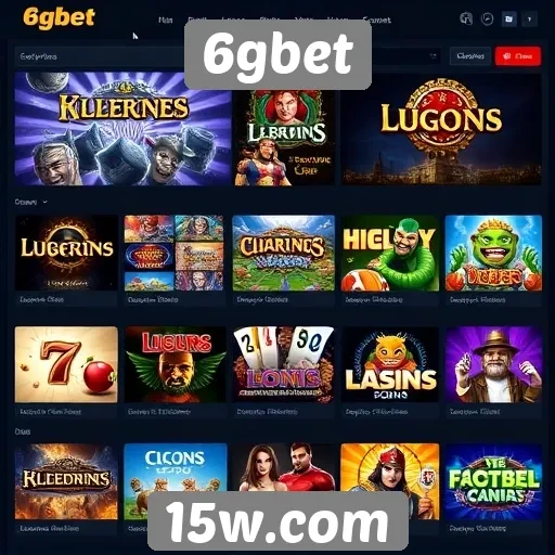 Avaliação dos jogos disponíveis no site 6gbet